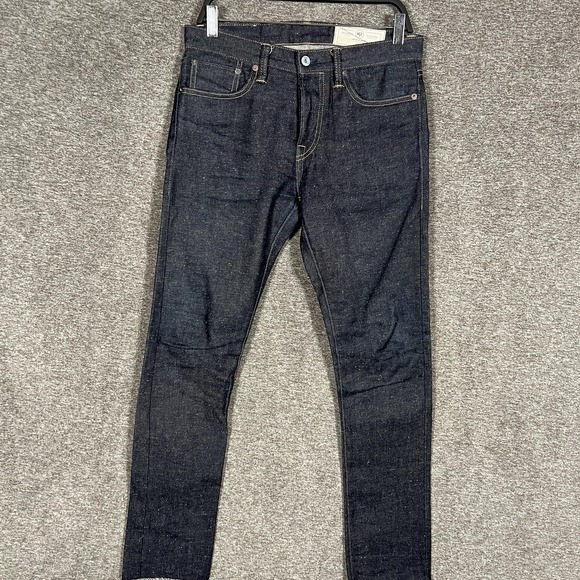RGT Other - RGT SK Jeans Sz 29 15oz Indigo Skinny Raw Denim Button Fly‎ USA Rogue Territory